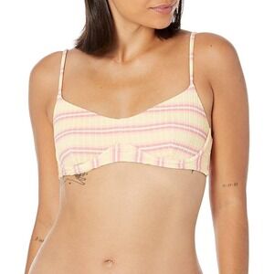 NWT‎ Billabong Women's Standard Sunchaser Kenzley Underwire Bikini Top yellow